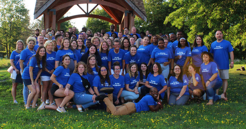 iJAG staff poses for a group photo at Honey Creek