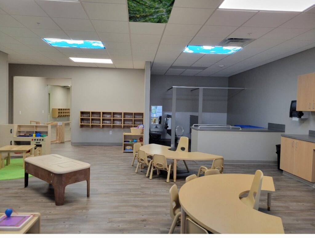 Interior image of the Williamsburg Community Child Care Center