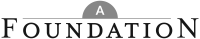 Grayscale Logo for the A Foundation