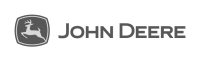 John Deere logo in gray