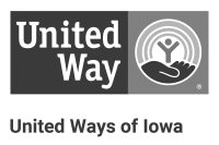 United Ways of Iowa logo in gray